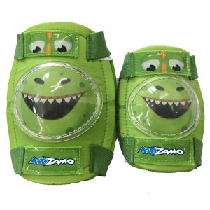 Kit Protecao Infantil KZ-011 DINO Verde M