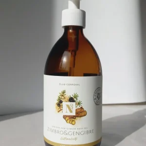Óleo corporal de zimbro & gengibre 100ml, 500ml, 3L e 5L