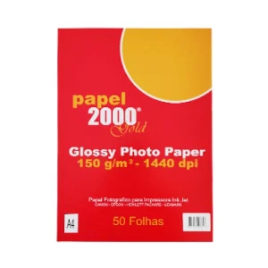 Papel Foto Glossy 150grs A4 50 fls