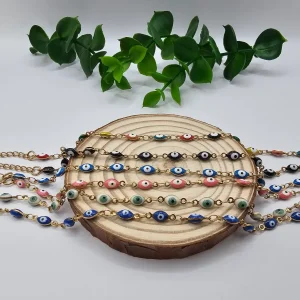 Pulseira Dourada Olho Grego