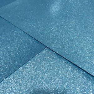 Cartolina Glitter Sadipal Turquesa