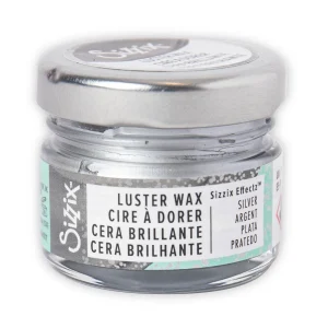Cera de Lustro Sizzix Luster Wax 20ml Silver
