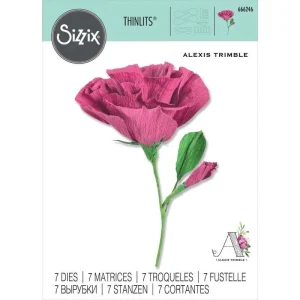 Cortante Sizzix Thinlits Lisianthus by Alexis