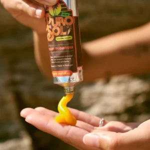 creme cenoura bronzeador: puro sol