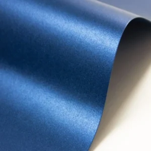Papel Perolado Majestic Blue Satin