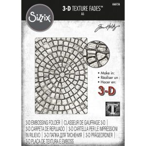 Textura Sizzix 3D Textured Fades Mosaic by Tim Holtz