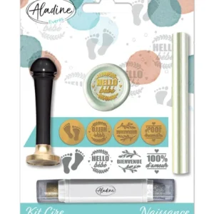 Kit Lacre para Sinete Aladine – Tema Hello Bebe